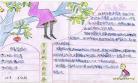 读书笔记上的简单图画